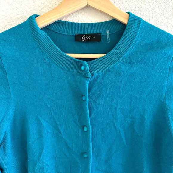 Turquoise Cardigan - Picture 4 of 8